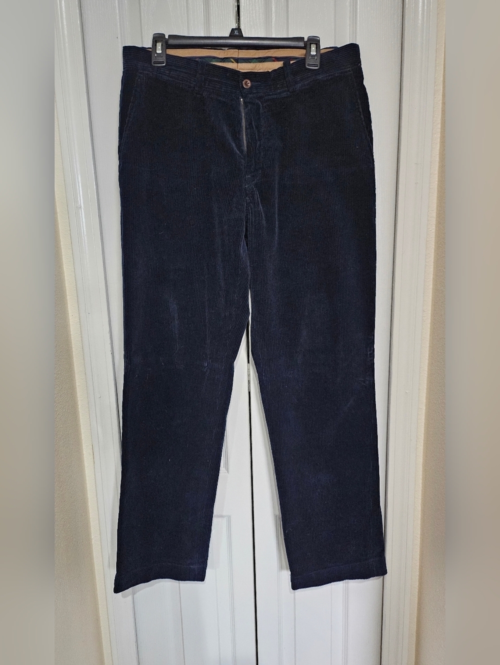 Polo Ralph Lauren Corduroy Pants Mens 33x32 Navy Preston Straight Casual. - Picture 5 of 13